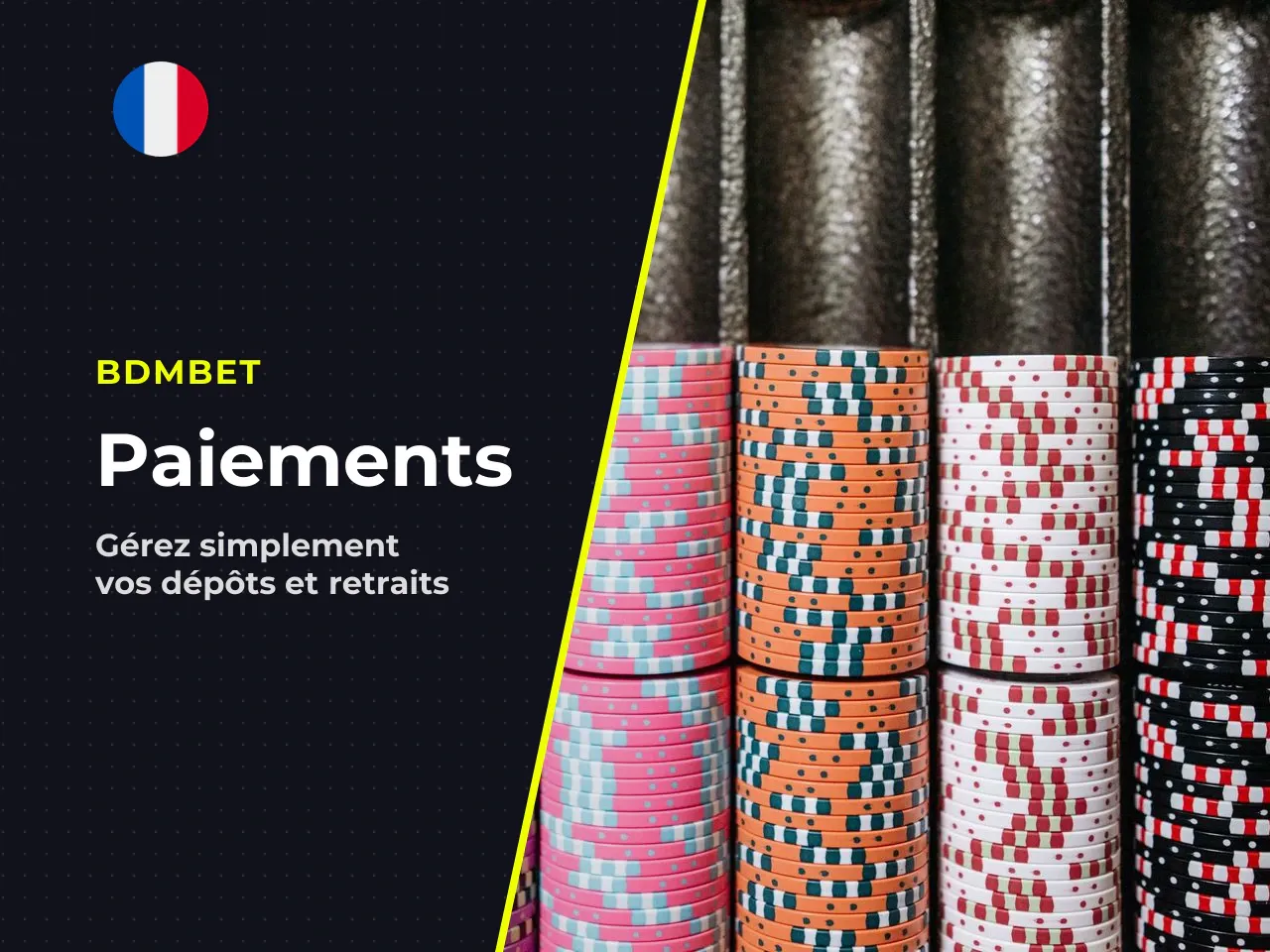 Paiements, dépôts et retraits l'essentiel. Pour