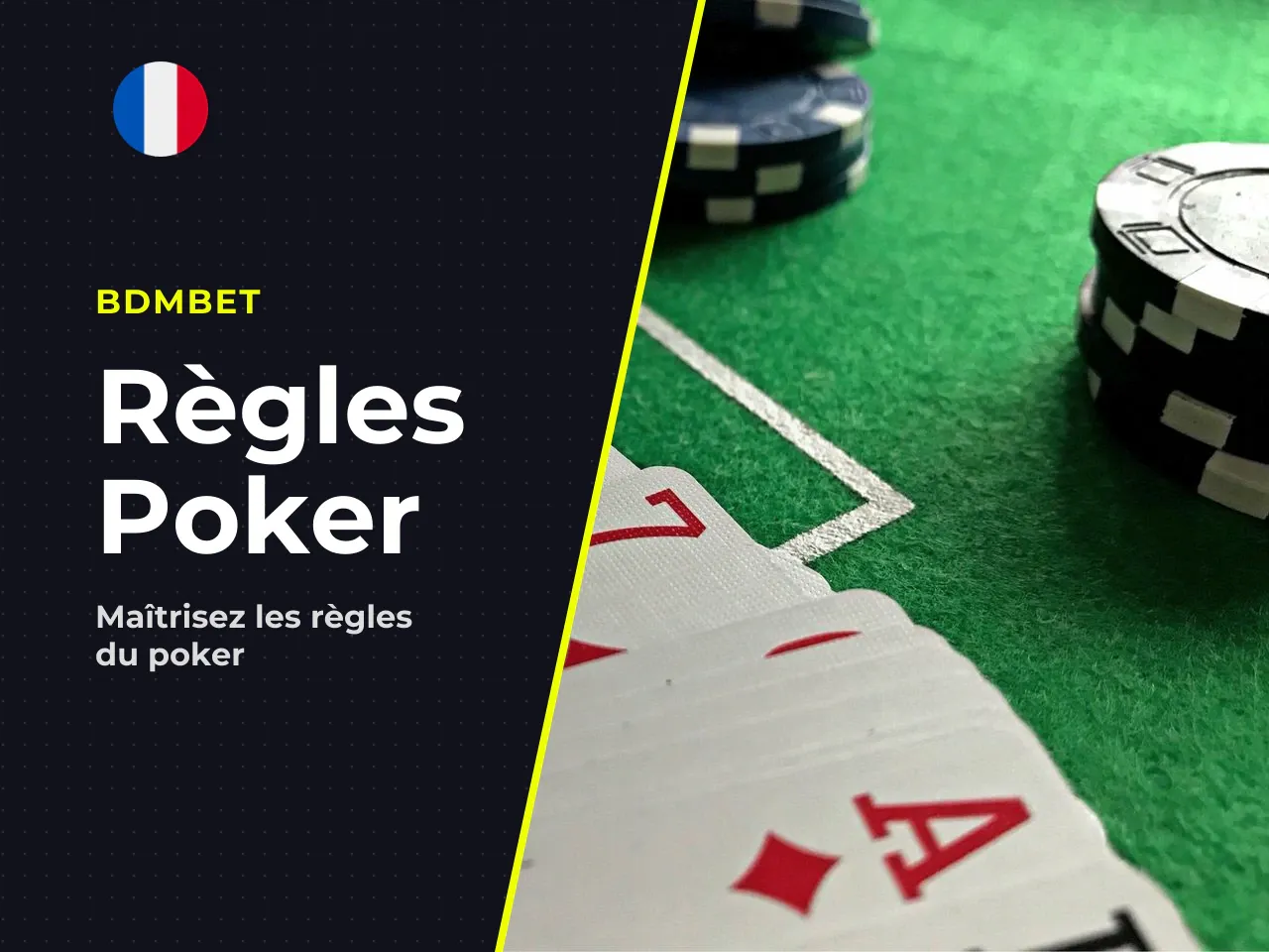 Le déroulement d'une main au poker
